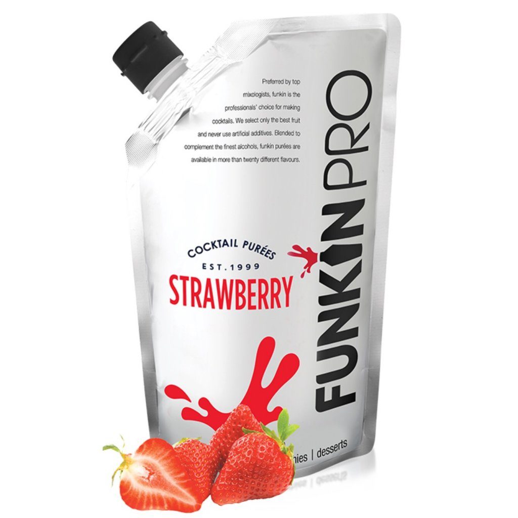 Funkin Pro jordgubbspuré 1 liter på Barshopen.com