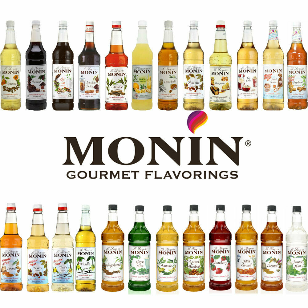 Monin Syrups av olika sorter på Barshopen.com